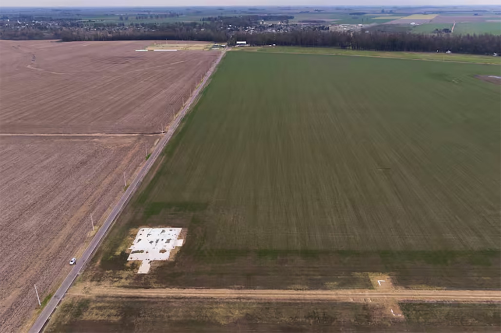 La pista narco, en medio del desarrollo agropecuario en Santa Fe.
