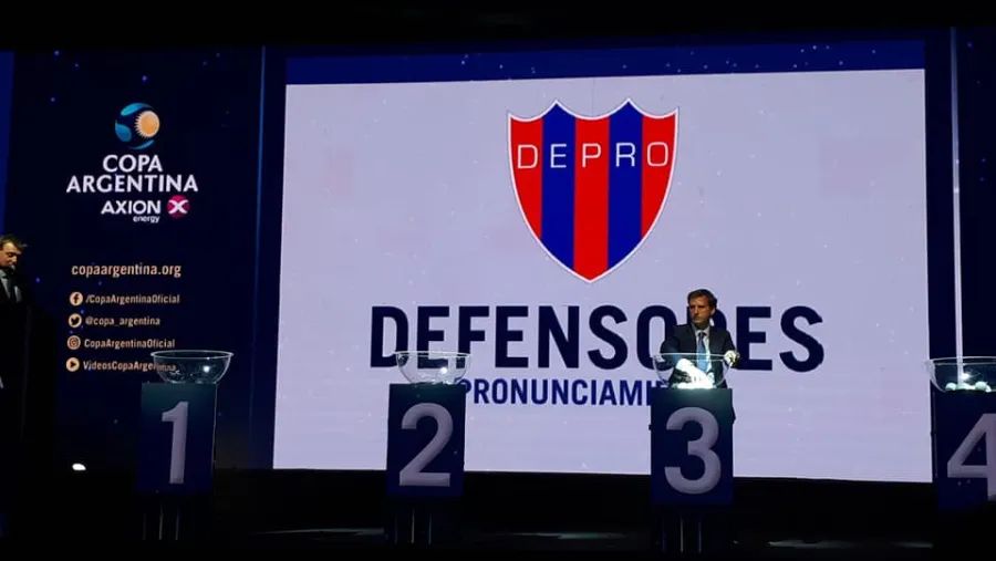 Defensores de Pronunciamiento enfrentará el 10 de febrero a River por la Copa Argentina