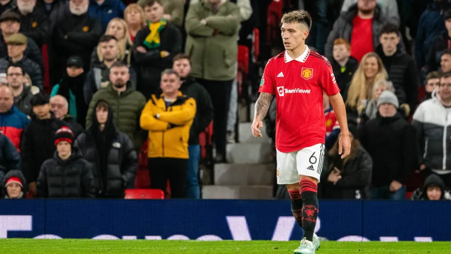 El entrerriano Lisandro Martínez fue titular en la goleada del Manchester United El entrerriano Lisandro Martínez fue titular en la goleada del Manchester United