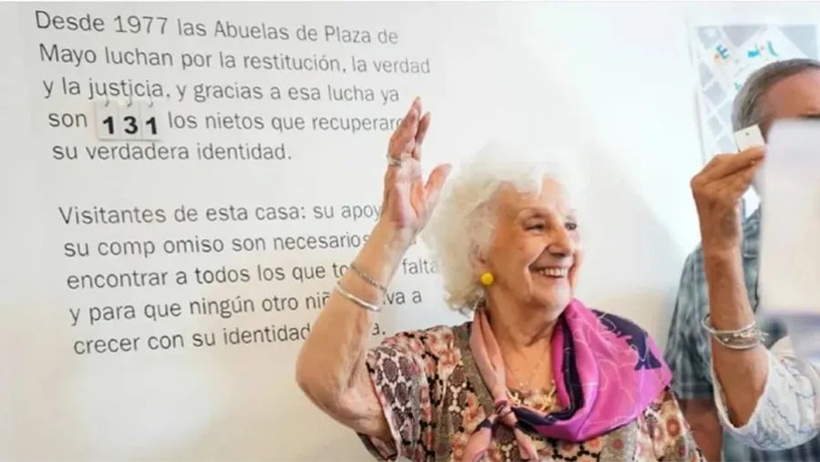 Estela de Carlotto, titular del organismo, celebró una nueva restitución. Estela de Carlotto, titular del organismo, celebró una nueva restitución.