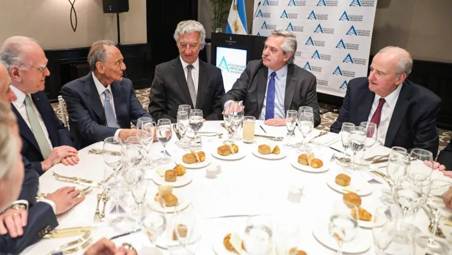 Alberto Fernández y empresarios