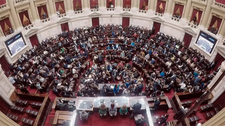 Imagen de archivo de la Cámara de Diputados de la Nación. Imagen de archivo de la Cámara de Diputados de la Nación.