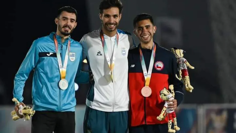 Odesur reasignó las dos medallas doradas ganadas por Federico Bruno en Asunción 2022