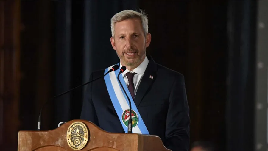 Imagen de archivo del gobernador Rogelio Frigerio. Imagen de archivo del gobernador Rogelio Frigerio.