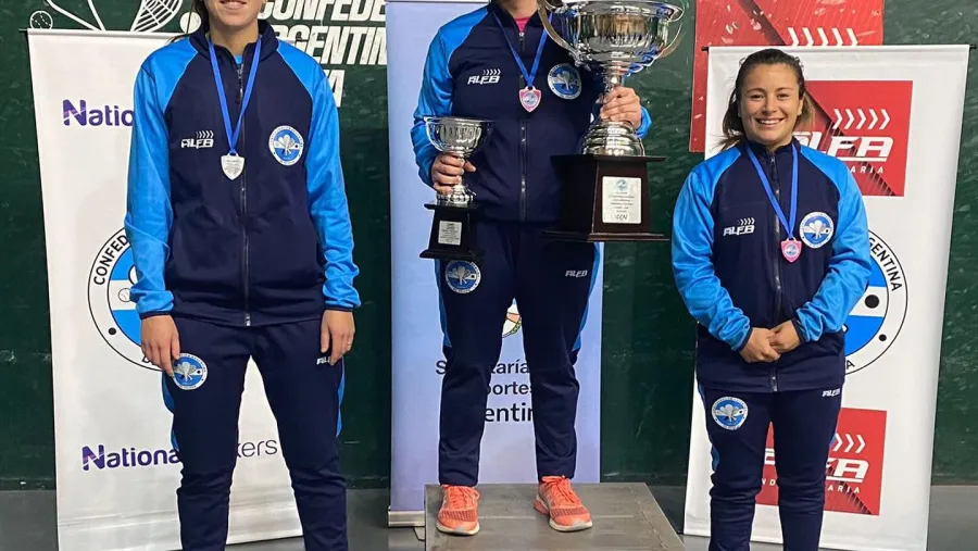 Entrerrianas hicieron podio en el Campeonato Nacional de Frontón Femenino Entrerrianas hicieron podio en el Campeonato Nacional de Frontón Femenino