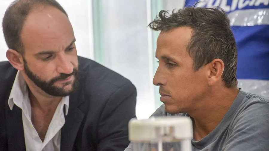 Jorge Martínez y su abogado Jorge Martínez y su abogado
