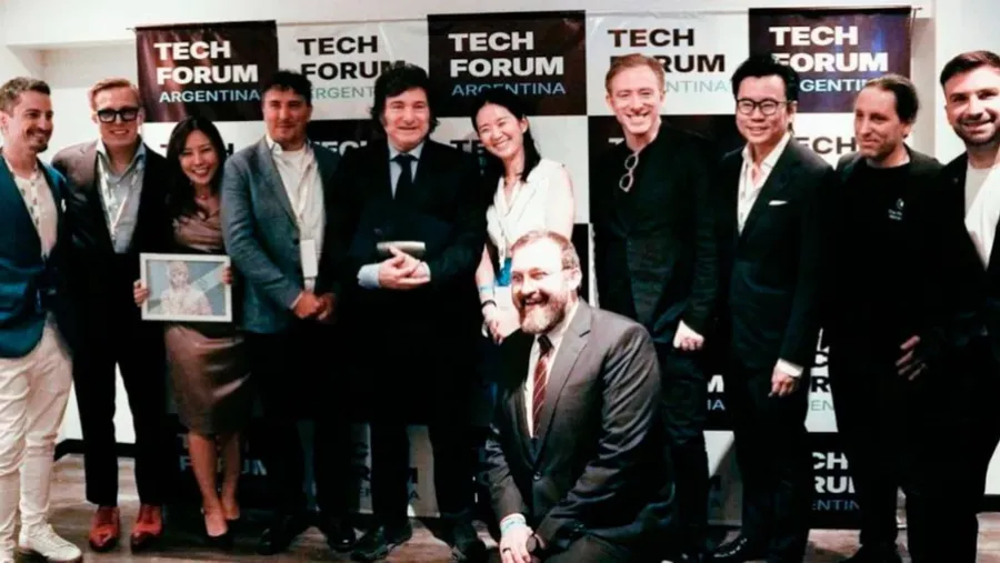 Javier Milei en la Argentina Tech Forum. Javier Milei en la Argentina Tech Forum.