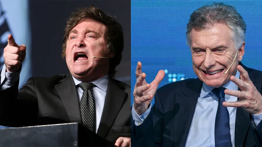 Javier Milei y Mauricio Macri. Javier Milei y Mauricio Macri.