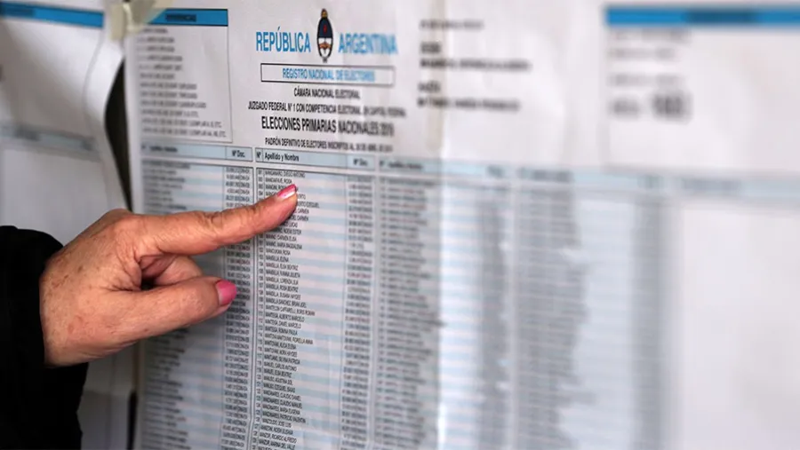 La Cámara Nacional Electoral publicó el padrón definitivo para las generales del 22 de octubre. La Cámara Nacional Electoral publicó el padrón definitivo para las generales del 22 de octubre.