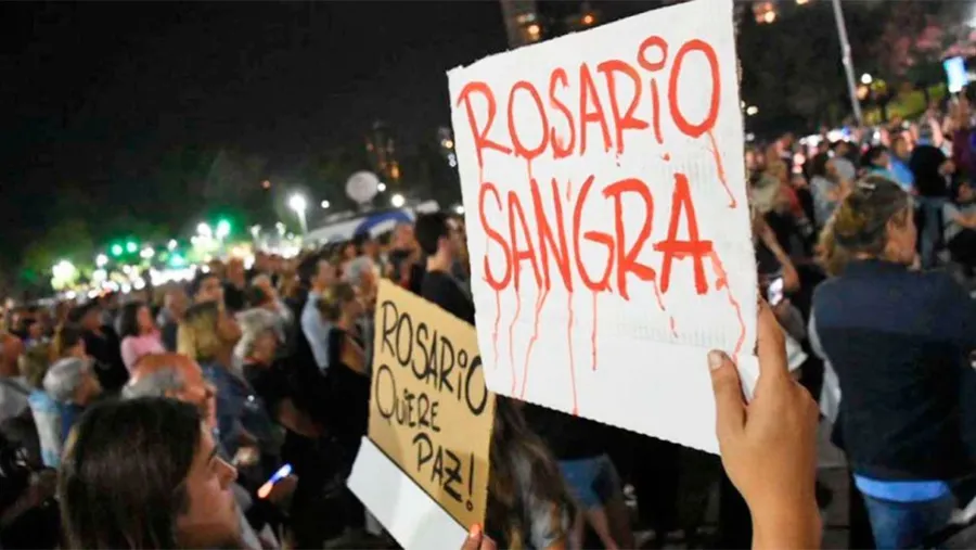 Imagen de archivo del hartazgo y el temor de los rosarinos frente al narcotráfico y la inseguridad en todas sus expresiones. Imagen de archivo del hartazgo y el temor de los rosarinos frente al narcotráfico y la inseguridad en todas sus expresiones.