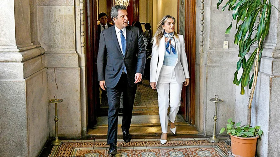 Imagen de archivo de Sergio Massa y Malena Galmarini. Imagen de archivo de Sergio Massa y Malena Galmarini.