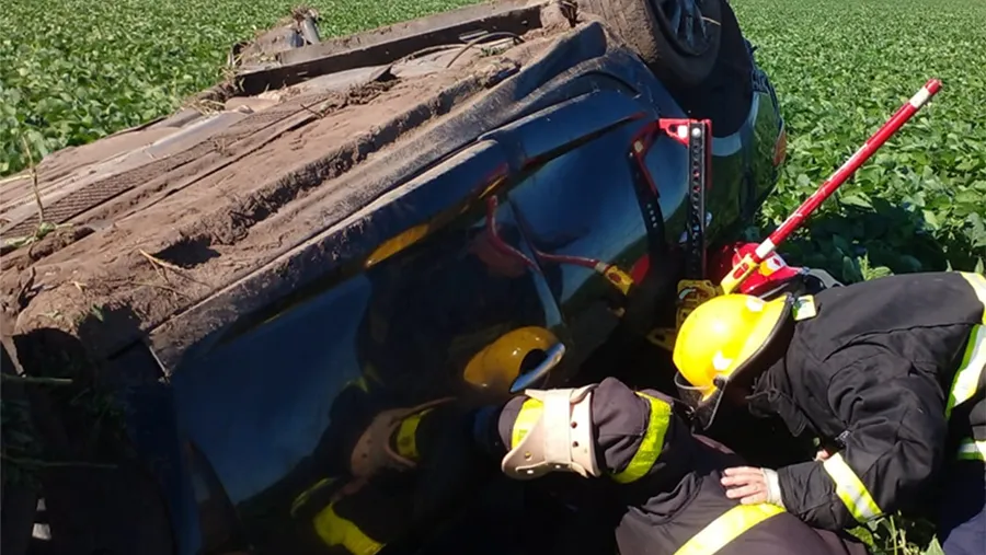 El siniestro vial se produjo en la Ruta Nacional N° 12, a la altura del kilómetro 427.