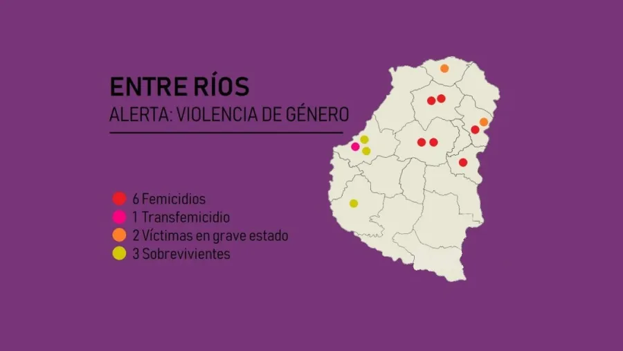 El mapa de la violencia de género El mapa de la violencia de género