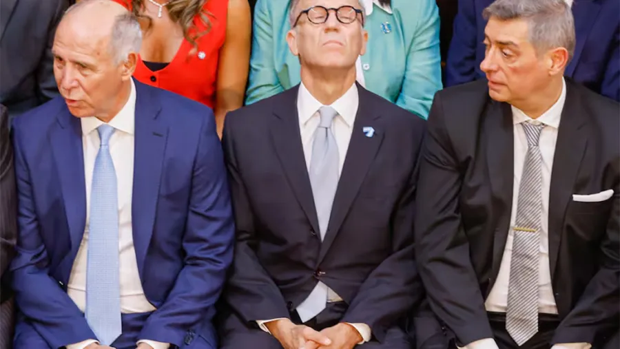 Ricardo Lorenzetti, Carlos Rosenkrantz y Horacio Rosatti, los tres integrantes de la Corte Suprema.