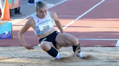 Atletismo: la villaguayense Victoria Zanolli ganó una medalla de bronce en Rosario 2022