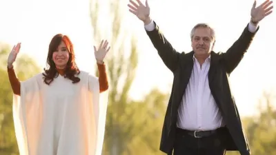 Cristina Kirchner y Alberto Fernández