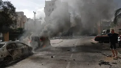 La ciudad de Ashkelon después del ataque de Hamas.