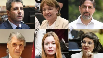 Uñac, Osuna, Trotta, Kosiner, Estévez y Marziotta, algunos de los que integran Primero la Patria.