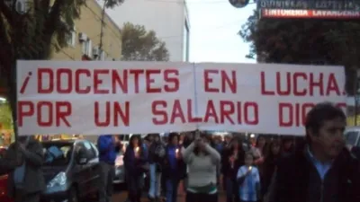 docentes marcha por salarios