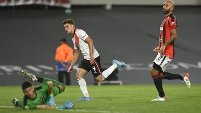 Patronato volvió a padecer a Julián Álvarez y sufrió otra goleada ante River 