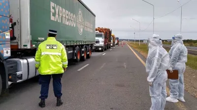 coronavirus control autovía ruta 14