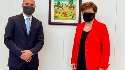 Kristalina Georgieva, luego del encuentro con Guzmán: “Fue una buena reunión”
