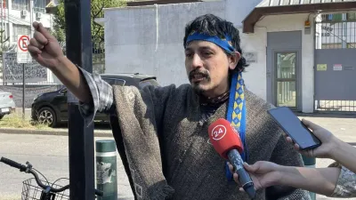 Jones Huala fue liberado tras la decisión judicial de Chile