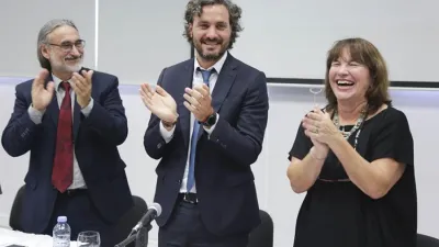 Mirassou, junto a Basterra y Cafiero.