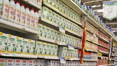 Góndola leche