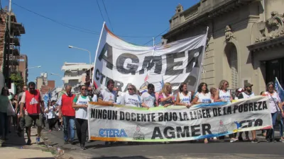 movilización AGMER