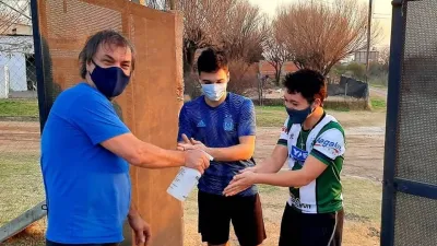 Metegol humano