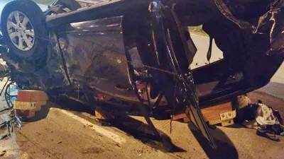 vuelco Autovía